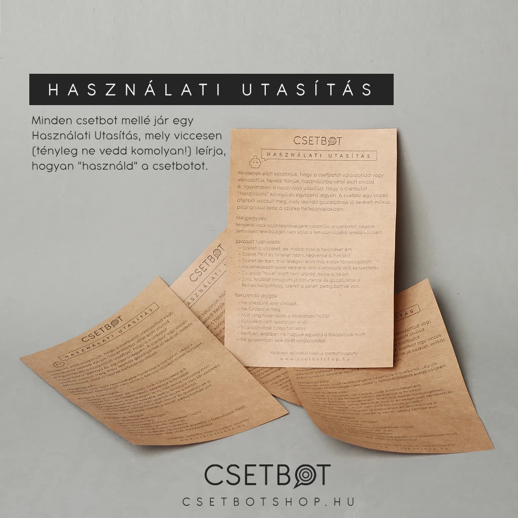 MEGLEPETÉS CSETBOT - bízd ránk a szöveget