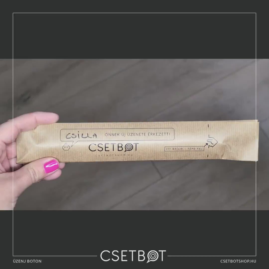 EGYEDI CSETBOT - saját szöveggel